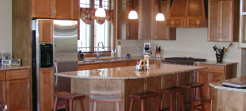 Custom kitchen cabinetry